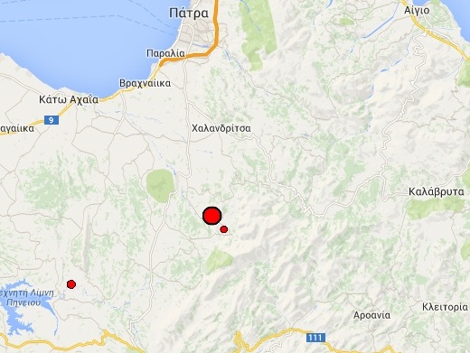 Δύο σεισμικές δονήσεις στην Αχαΐα - Media