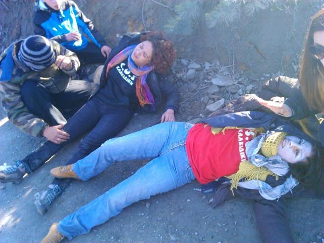 ΜΑΤ κατά κατοίκων στις Σκουριές (Video) - Media