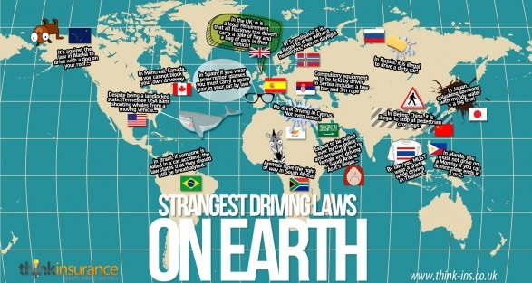 Οι 50 πιο περίεργοι νόμοι για την οδήγηση στον πλανήτη - Media
