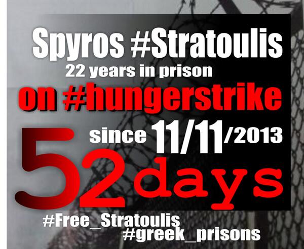 Σπύρος Στρατούλης: 55 μέρες σε απεργία πείνας - Media