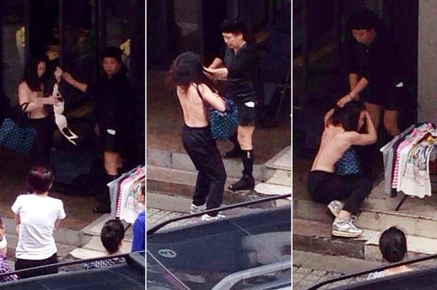 Ιδιοκτήτρια καταστήματος ξεγύμνωσε δημόσια νεαρή (Photos) - Media