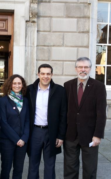 Δουβλίνο: Συνάντηση Τσίπρα με τον ιστορικό ηγέτη του Σιν Φέιν, Τζέρι Ανταμς - Media