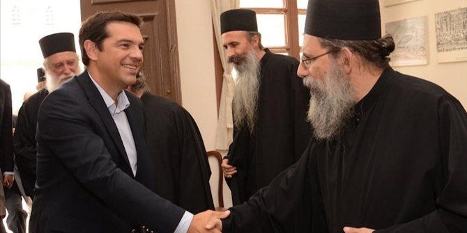 Ολοκληρώθηκε η επίσκεψη Τσίπρα στο Άγιο Όρος - Media