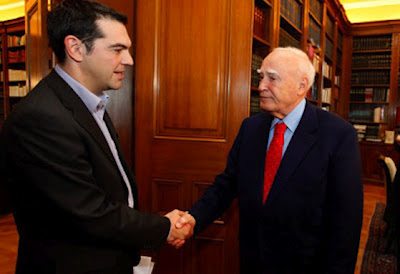 Συνάντηση Παπούλια-Τσίπρα το μεσημέρι - Media