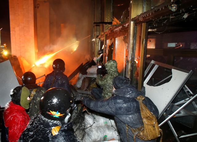 Ουκρανία: Έφοδος στο υπουργείο Δικαιοσύνης - Media