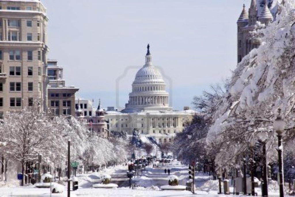 Προ των πυλών της Ουάσιγκτον ο χιονιάς - Media