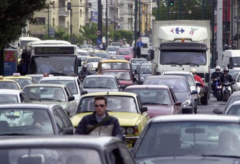 Κυκλοφοριακό χάος γύρω από το κέντρο της Αθήνας -  Πού είναι τα μεγαλύτερα προβλήματα - Media