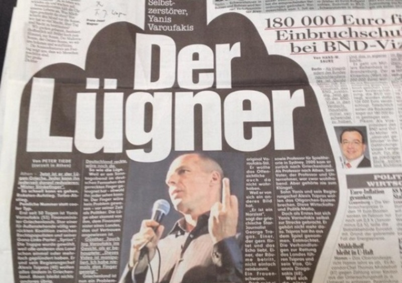 Bild εναντίον Βαρουφάκη: Ο ψεύτης, προβληματικός υπουργός Οικονομικών - Media