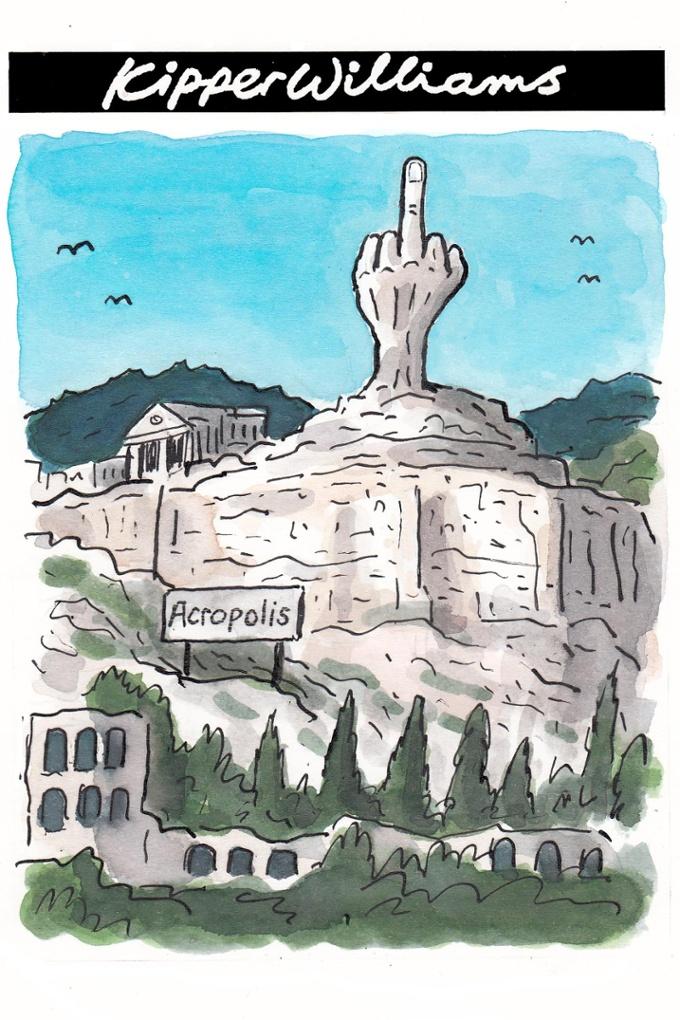 Το δάχτυλο του Βαρουφάκη «ενέπνευσε» και τη Guardian (Photo) - Media