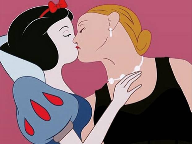 Σάλος στο διαδίκτυο: H Mαντόνα φιλάει στο στόμα τη Χιονάτη! - Media