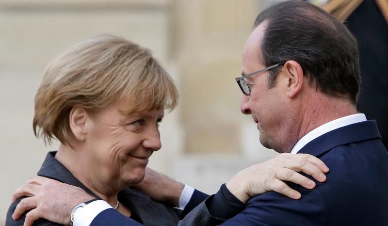 Τετ α τετ Μέρκελ-Ολάντ με επίκεντρο την Ελλάδα - Media