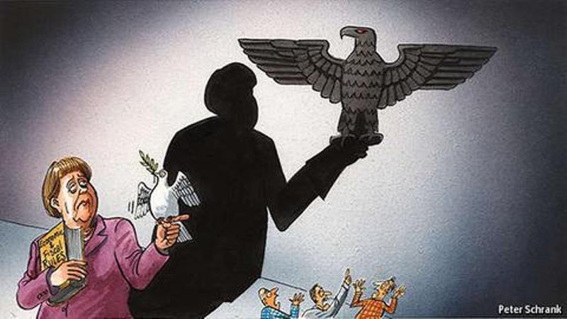 Σκίτσο του Economist συνδέει την Μέρκελ με τους ναζί!  - Media