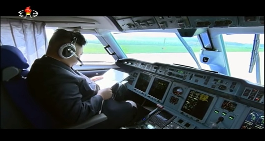 Β.Κορέα: Ο Κιμ Γιονγκ Ουν πιλοτάρει και αεροπλάνο! (video) - Media