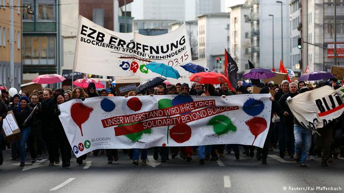 Blockupy: Διεθνής κινητοποίηση «εναντίον του εκβιασμού της ΕΚΤ» - Media