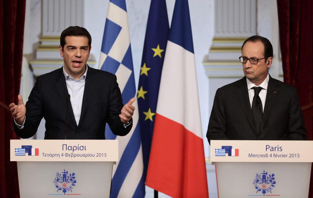 Στην ανάγκη μακροπρόθεσμης λύσης για την Ελλάδα συμφώνησαν Τσίπρας – Ολάντ - Media