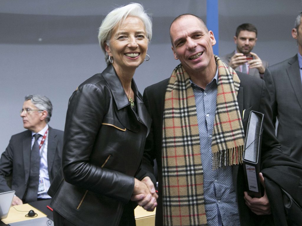 Τα πλατιά χαμόγελα μεταξύ Βαρουφάκη - Λαγκάρντ και ο… απορημένος Ντάισελμπλουμ (photos) - Media