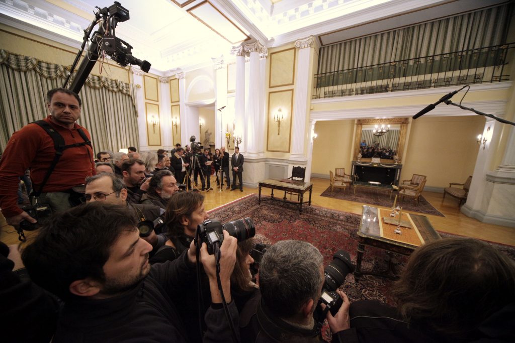 Η «διπλή» τελετή ορκωμοσίας της νέας κυβέρνησης (photos/video) - Media