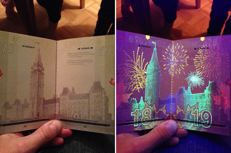 Το νέο καναδικό διαβατήριο... φωσφορίζει! (Photos) - Media
