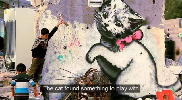 Ο Banksy στη Γάζα: Η ζωή στην μεγαλύτερη ανοιχτή φυλακή του κόσμου (Video) - Media