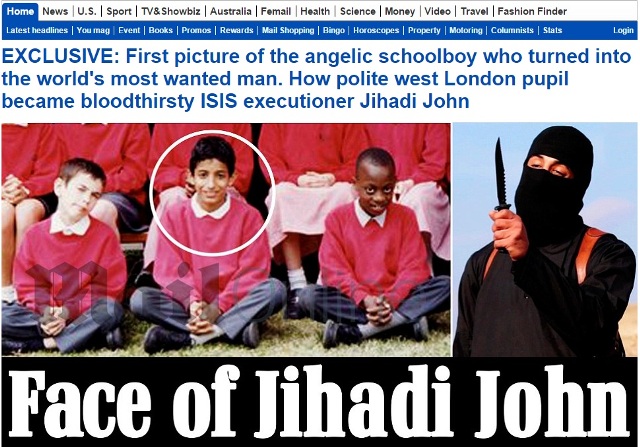 Η Daily Mail δημοσιεύει την πρώτη φωτογραφία του ισλαμιστή «Τζιχάντι Τζον» - Media