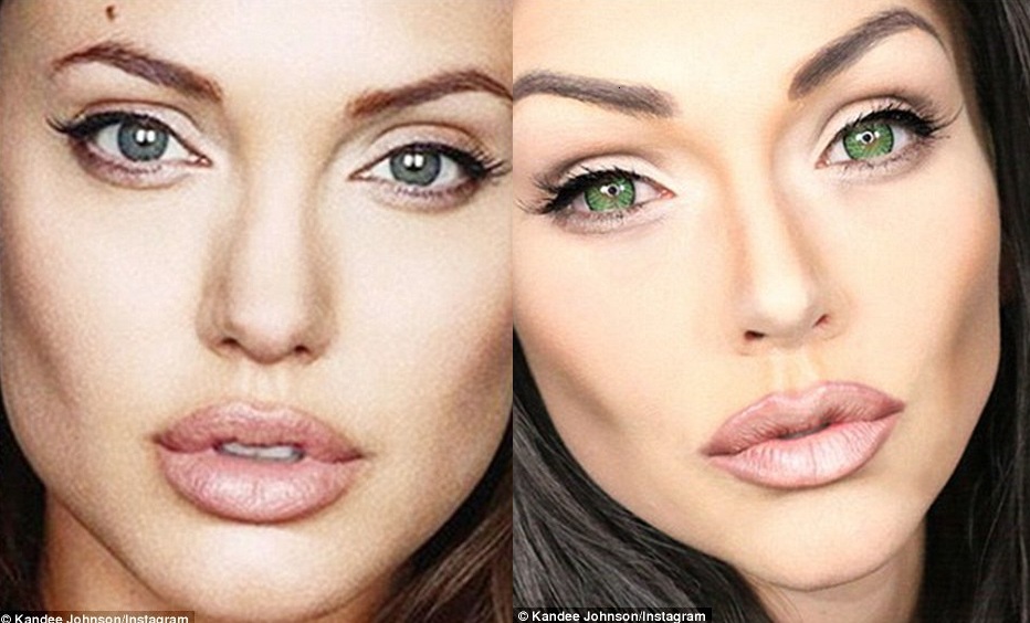 Εκπληκτική make-up artist αλλάζει πρόσωπα… από Τζολί σε Μέριλιν Μονρόε! (Photos) - Media