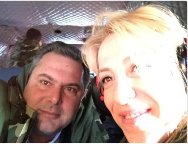 Selfie στον... αέρα για Καμμένο - Δούρου (Photo) - Media