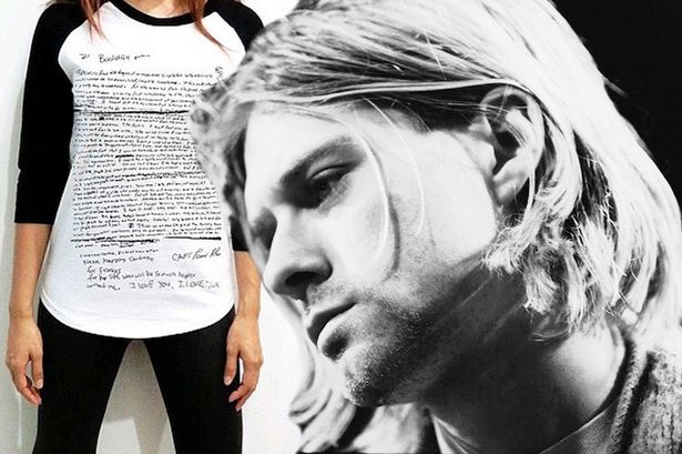 Αποσύρθηκαν οι μπλούζες με το σημείωμα αυτοκτονίας του Κέρτ Κομπέιν (photos) - Media