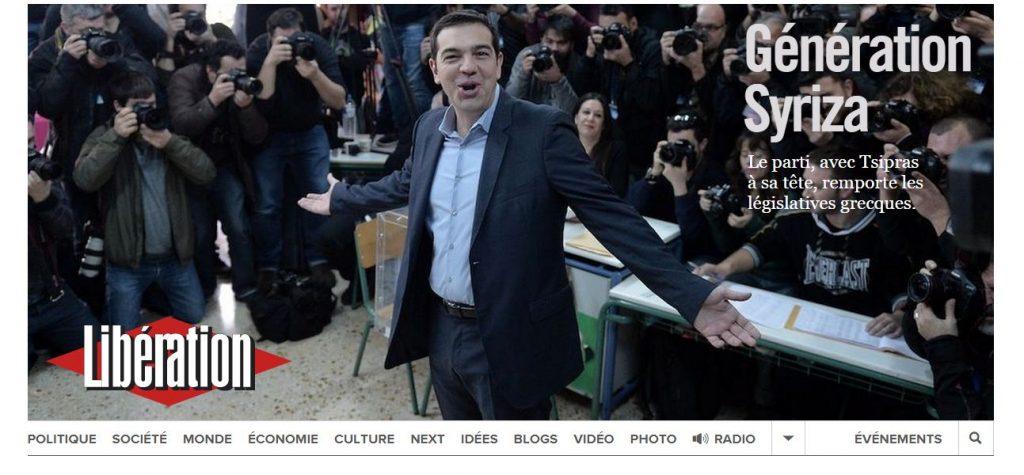 Πρώτο θέμα στον διεθνή Τύπο, η νίκη του ΣΥΡΙΖΑ! (Photos) - Media