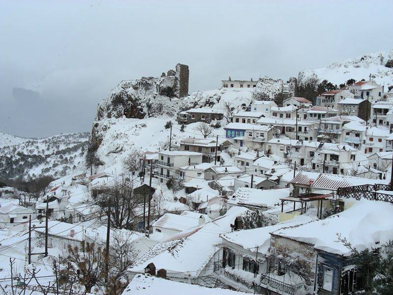 Το χιόνι σκέπασε την Σαμοθράκη (Photos + Video) - Media