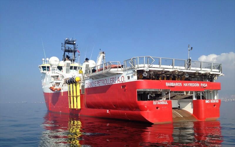 Προσέκρουσε σε ξέρα το συνοδευτικό σκάφος του τουρκικού Barbaros - Media