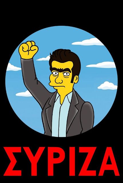 Ο Τσίπρας γίνεται Simpson και πολεμάει το κεφάλαιο - Media
