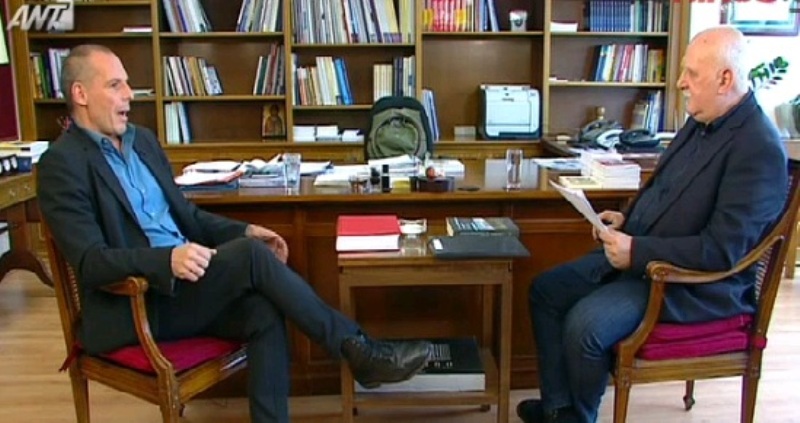 Το τηλεφώνημα του Τσίπρα στον Βαρουφάκη που διέκοψε την τηλεοπτική του συνέντευξη (Video) - Media
