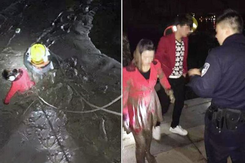 Νυν και πρώην έπεσαν στο ποτάμι για να δουν ποια θα σώσει ο εραστής (Photos) - Media