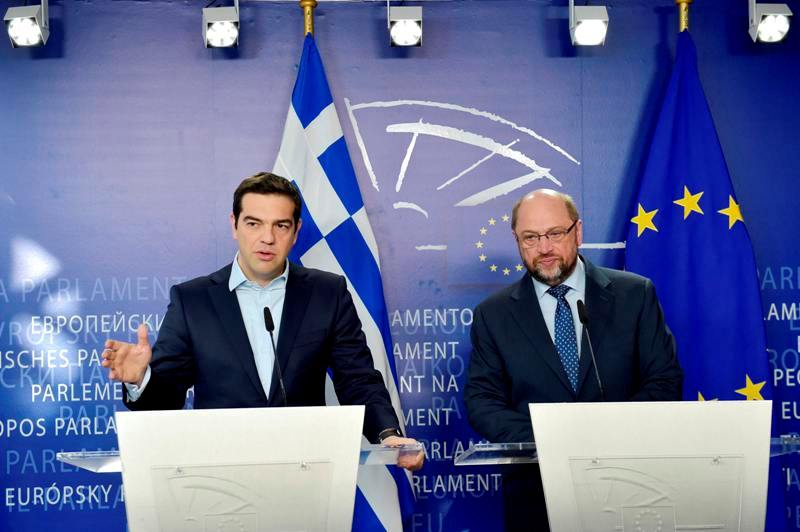 Τσίπρας: Σεβόμαστε τις δεσμεύσεις μας - Σούλτς: Ζούμε σε δύσκολους καιρούς (Video) - Media