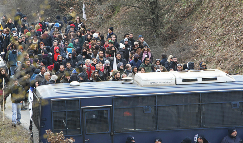 Ολοκληρώθηκαν οι συγκεντρώσεις στις Σκουριές - Media