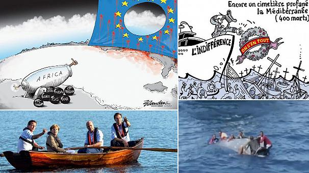 «Πυρ ομαδόν» από σκιτσογράφους κατά της ΕΕ για τον υγρό τάφο της Μεσογείου (Photos) - Media