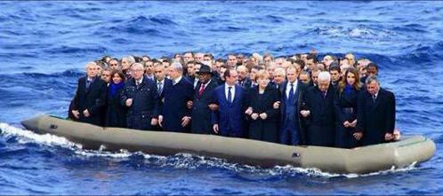 Όλοι οι ηγέτες της Ε.Ε. σε μια βάρκα: Η φωτογραφία για το μεταναστευτικό που «σαρώνει» στα social media - Media