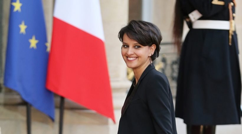 Με «καυτό» μίνι η Γαλλίδα υπουργός Παιδείας στο Μέγαρο Ηλυσίων (Photo) - Media