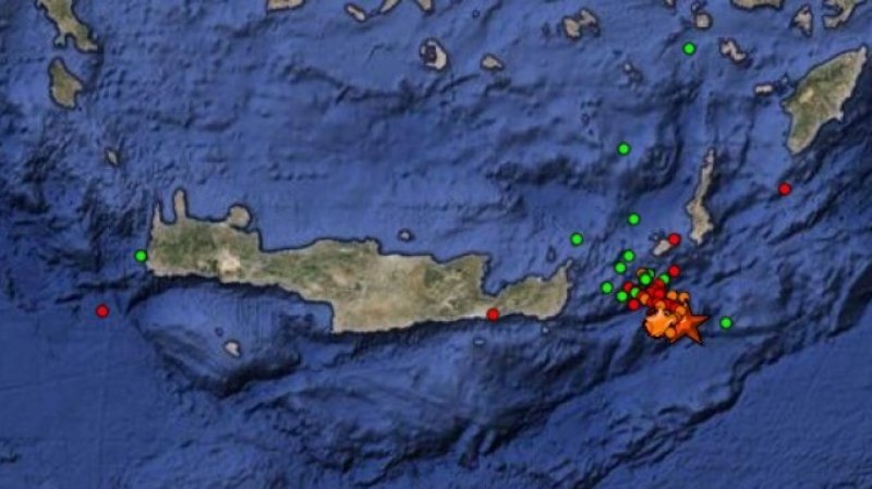 Συνεχίζονται οι μετασεισμικές δονήσεις στον υποθαλάσσιο χώρο ανατολικά της Κρήτης - Media