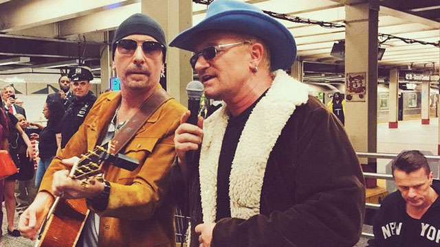 Οι U2 έπαιξαν live στο μετρό της Νέας Υόρκης! (Video)  - Media