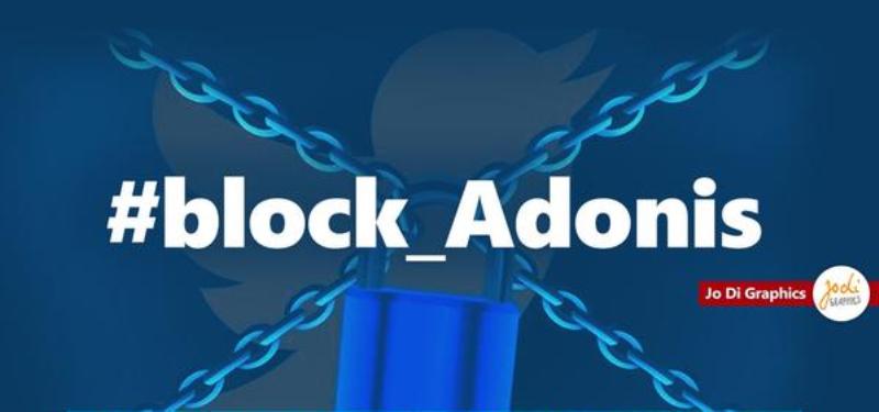 Κίνημα στο Twitter #block_Adonis - Media