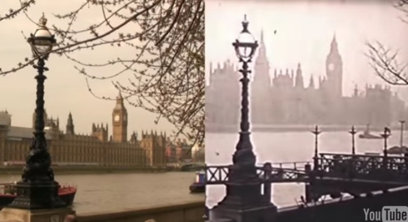 Σπάνιο βίντεο από το Λονδίνο του 1890 στο Λονδίνο του σήμερα (Video) - Media