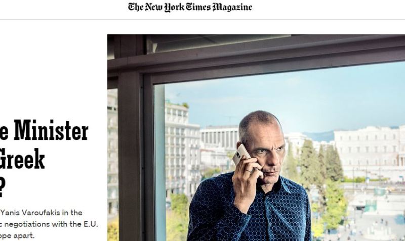 Εκπληκτικό εξώφυλλο του New York Times Magazine για την Ελλάδα (Photo & Video) - Media