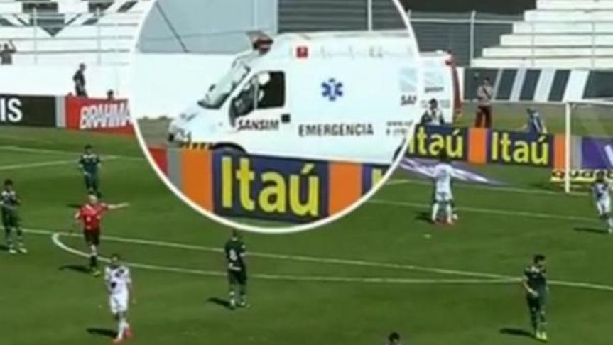 Το σουτ του κατέληξε στο... ασθενοφόρο! (Video) - Media