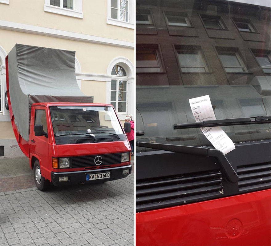 Γερμανία: Έκοψαν κλήση για πάρκινγκ σε… έργο τέχνης (Photos) - Media