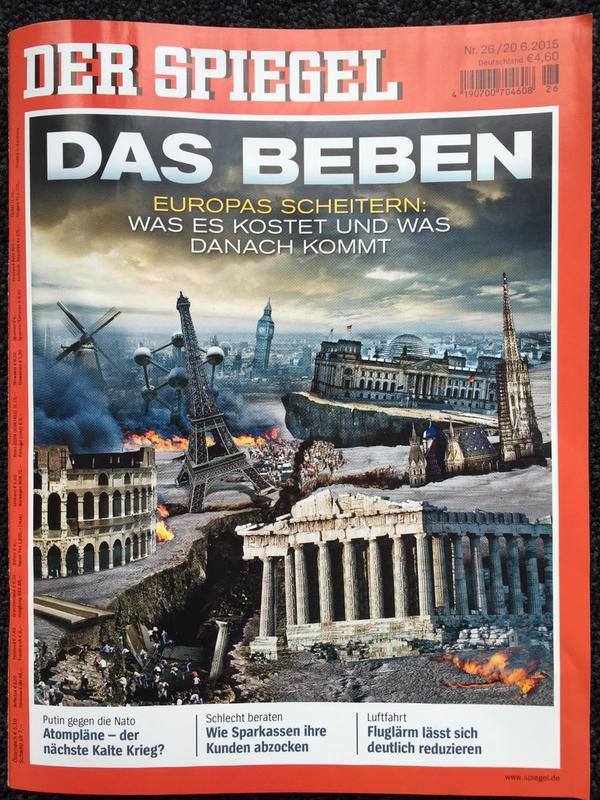 Με τον τίτλο «Σεισμός» το πρωτοσέλιδο του γερμανικού περιοδικού Der Spiegel (Photo) - Media