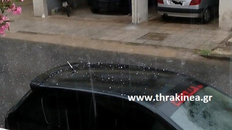 Έπεσε χαλάζι στην Αλεξανδρούπολη (Video) - Media