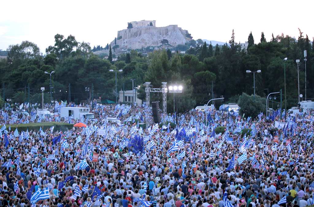 Χιλιάδες στη συγκέντρωση του «ΝΑΙ» στο Καλλιμάρμαρο (photos) - Media