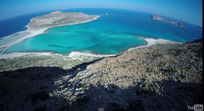 Κρήτη: Η πανέμορφη λιμνοθάλασσα του Μπάλου από ψηλά! (Video) - Media