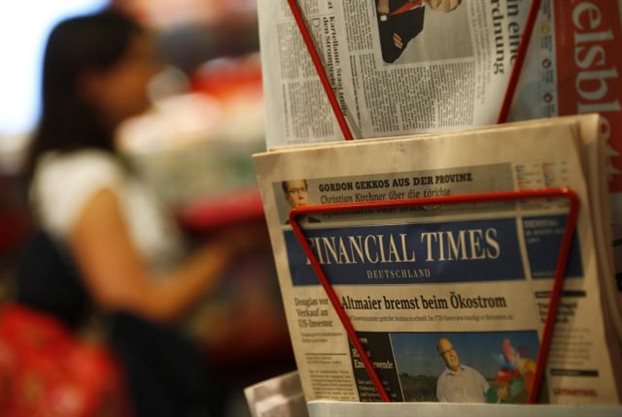 Η Pearson ανακοίνωσε την πώληση της εφημερίδας Financial Times στον ιαπωνικό όμιλο Nikkei - Media